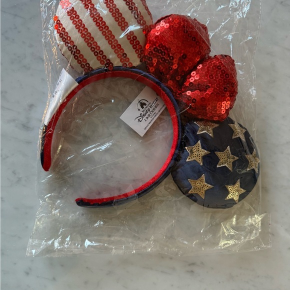Disney Parks July 4th Land That I Love Mickey Ears Headband NWT - Picture 9 of 9